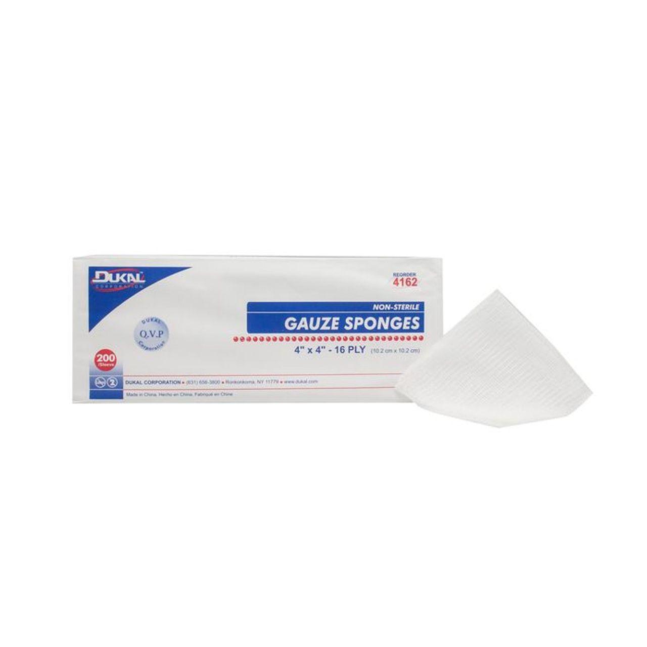 Dukar Gauze 16-Ply NS 4x4 sterile surgical dressing by Pasteur Pharmacy for wound care and medical use