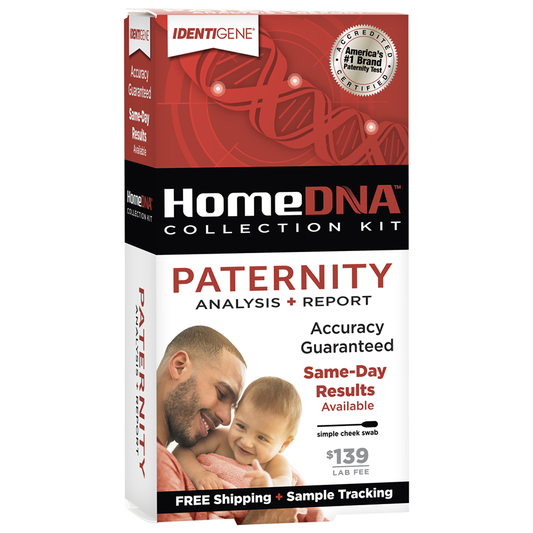 HomeDNA Paternity Test Kit by Pasteur Pharmacy for fast, accurate at-home paternity testing with health care testing supplies.