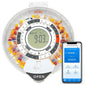 MOBI Connect Wi-Fi Pill Dispenser by Pasteur Pharmacy, a health care device with digital display for medication management.