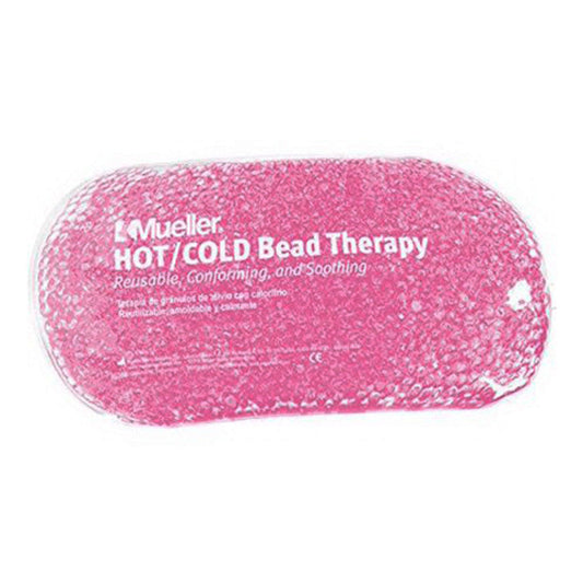 Pink Mueller Sports Medicine reusable hot or cold bead therapy pack for pain relief and soothing health care needs.