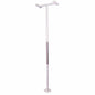 Stander floor-to-ceiling security grab bar pole in a home bathroom for enhanced safety and support.