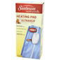 Sunbeam Moist and Dry Heating Pad Model 731-5, flexible heating pad with control settings for pain relief and comfort.