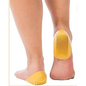 Pair of Pedifix Original Tuli's Heel Cups for heel support, made by Pasteur Pharmacy, shown in a regular size.