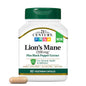 21st Century Lion's Mane herbal supplement capsules by Pasteur Pharmacy, 2,100 mg, 60 vegetarian capsules for cognitive support