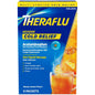 Theraflu Cold Relief Severe Honey Lemon flavor packets with honey, displayed in a package for soothing cold symptoms.