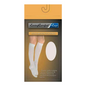 Beige Loving Comfort anti-embolism knee-high stockings with closed toe, 15-20 mmHg compression, 2X-large size, pair for support.