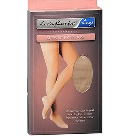 Beige Loving Comfort Support Pantyhose 20-30mmHg X-Tall by Pasteur Pharmacy, providing compression hosiery for leg support.