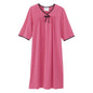 Silverts open back hospital gown for women, adaptive night gown for elderly and post-surgery wear, featuring easy-open design.