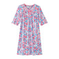 Silverts open back hospital gown for women, comfortable night gown ideal for elderly and post-surgery care, adaptive clothing.
