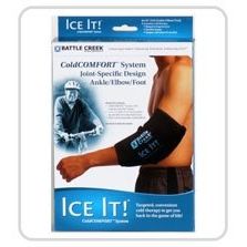 Ice It! Cold Comfort Therapy System for elbow, ankle, and foot, providing hot and cold compression therapy from Pasteur Pharmacy.