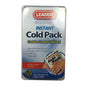 Leader Instant Cold Pack, single, used for hot and cold therapy, by Pasteur Pharmacy, shown with a sealed cold pack in a clinical setting.