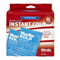 Mueller Kold instant cold pack for hot and cold therapy, shown in its packaging with a white and blue design.