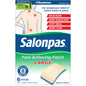 Salonpas Large Pain Relieving Patches by Pasteur Pharmacy, 6-count, for targeted hot and cold therapy for back and shoulders.