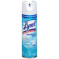 Lysol Disinfectant Spray in Crisp Linen scent, 19 oz aerosol can, used for household disinfecting and freshness.
