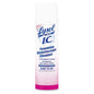 LysoL Foaming Disinfectant Cleaner aerosol cans, 24 oz, in a case of 12, used for household surface disinfection.