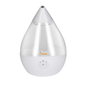 Crane Droplet 0.5-gallon ultrasonic cool mist humidifier in clear and white for home moisture control.