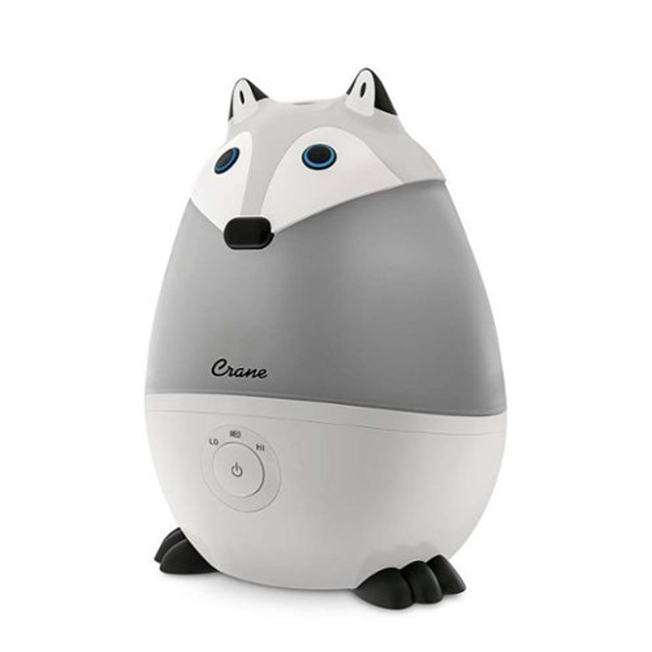 Crane Mini Adorable Fox Ultrasonic Cool Mist Humidifier with 0.5-gallon capacity, designed for optimal indoor air humidification.