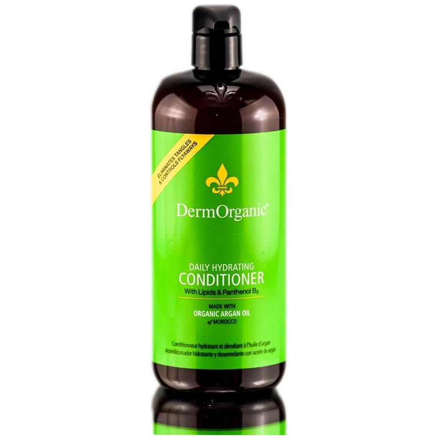DermOrganic Daily Hydrating Conditioner in 33.8 oz bottle, moisturizing hair care product from Pasteur Pharmacy.