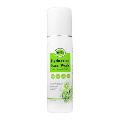 Yu-be Hydrating Face Wash in a 6.8 oz bottle, gentle cleanser by Pasteur Pharmacy for refreshed, moisturized skin.