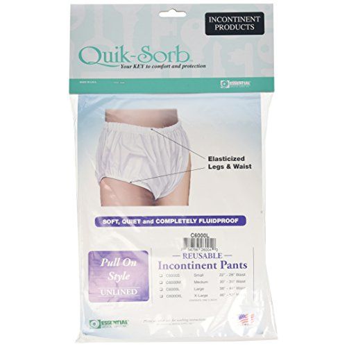 Large Quik-Sorb reusable pull-on incontinence pants by Pasteur Pharmacy, soft and comfortable incontinence aid for daily wear.