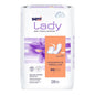 Seni Lady moderate female incontinence pad, regular length 10 inches, designed for discreet protection by Pasteur Pharmacy.