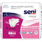 Large Seni Super Quatro adult diapers from Pasteur Pharmacy, case of 36, incontinence briefs for adults.