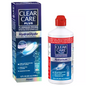 Clear Care Plus hydrogen peroxide jewelry cleaning solution in a 12 fl oz bottle, for disinfection and care of jewelry.