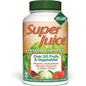 Bottle of Super Juice CP 60 Fruits and Veg juice by Pasteur Pharmacy, showcasing fresh mixed fruit and vegetable blend.