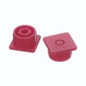 Multi SC AD Caps 500 B. Braun key caps, compatible with medical syringes, featuring durable, easy-to-read labeling.