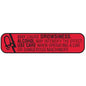 Label tape from Pasteur Pharmacy reading "May Cause Drowsiness" for medication safety, shown in a roll format.
