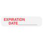 Pasteur Pharmacy Apothecary Products expiration date label on white background, designed for labels and tags.