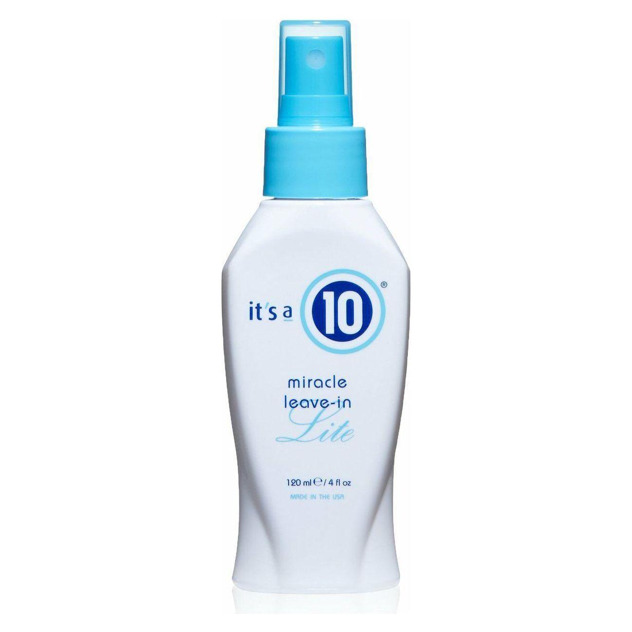 Pasteur Pharmacy It's a 10 Volumizer Miracle Leave-In Conditioner in a 4oz bottle, showcasing the product’s label and packaging.