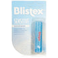 Blistex Simple & Sensitive hypoallergenic lip moisturizer balm in a 0.15 oz tube with a white cap and clear packaging.