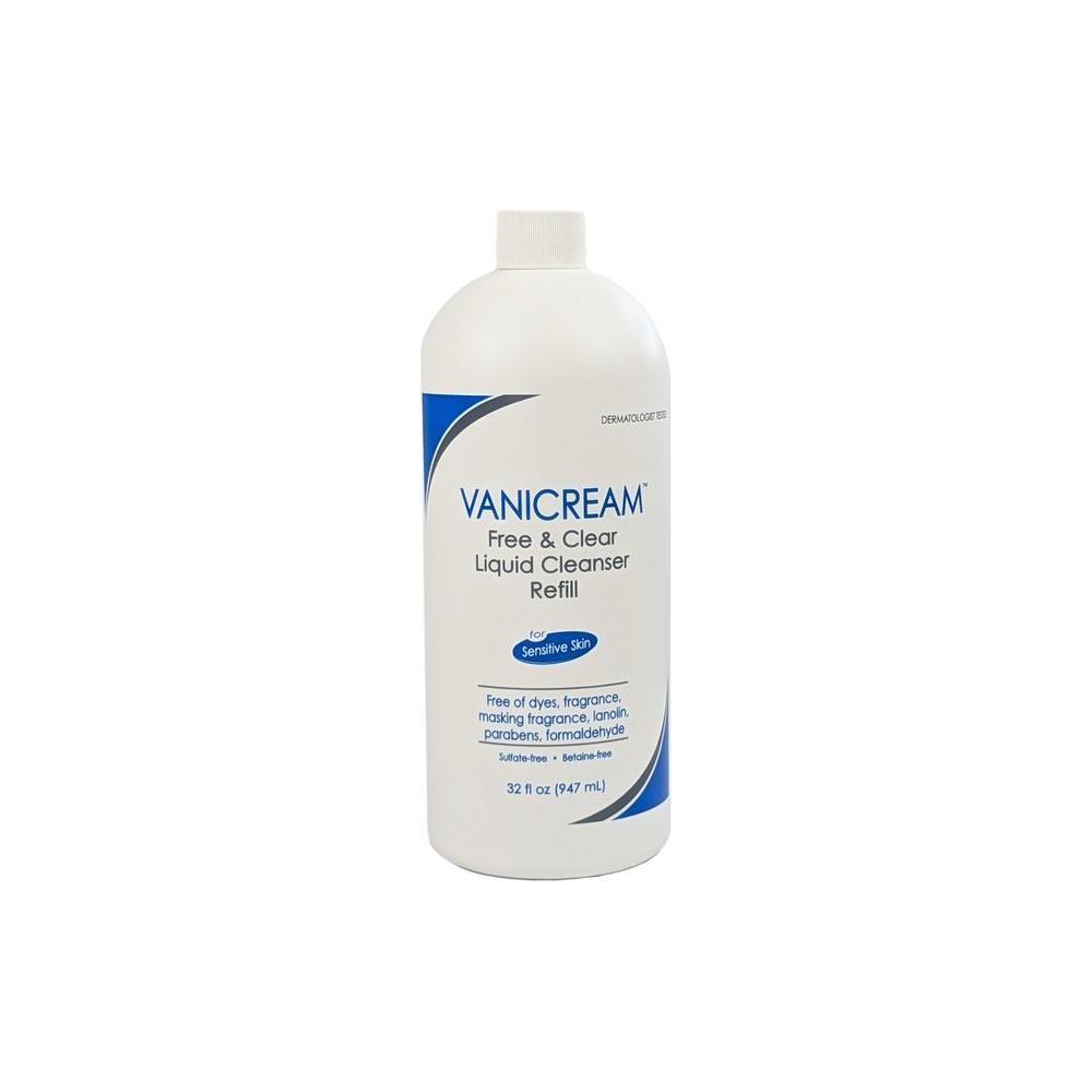 Vanicream Free & Clear Liquid Cleanser refill bottle by Pasteur Pharmacy, 947ml, gentle skin cleanser for sensitive skin.