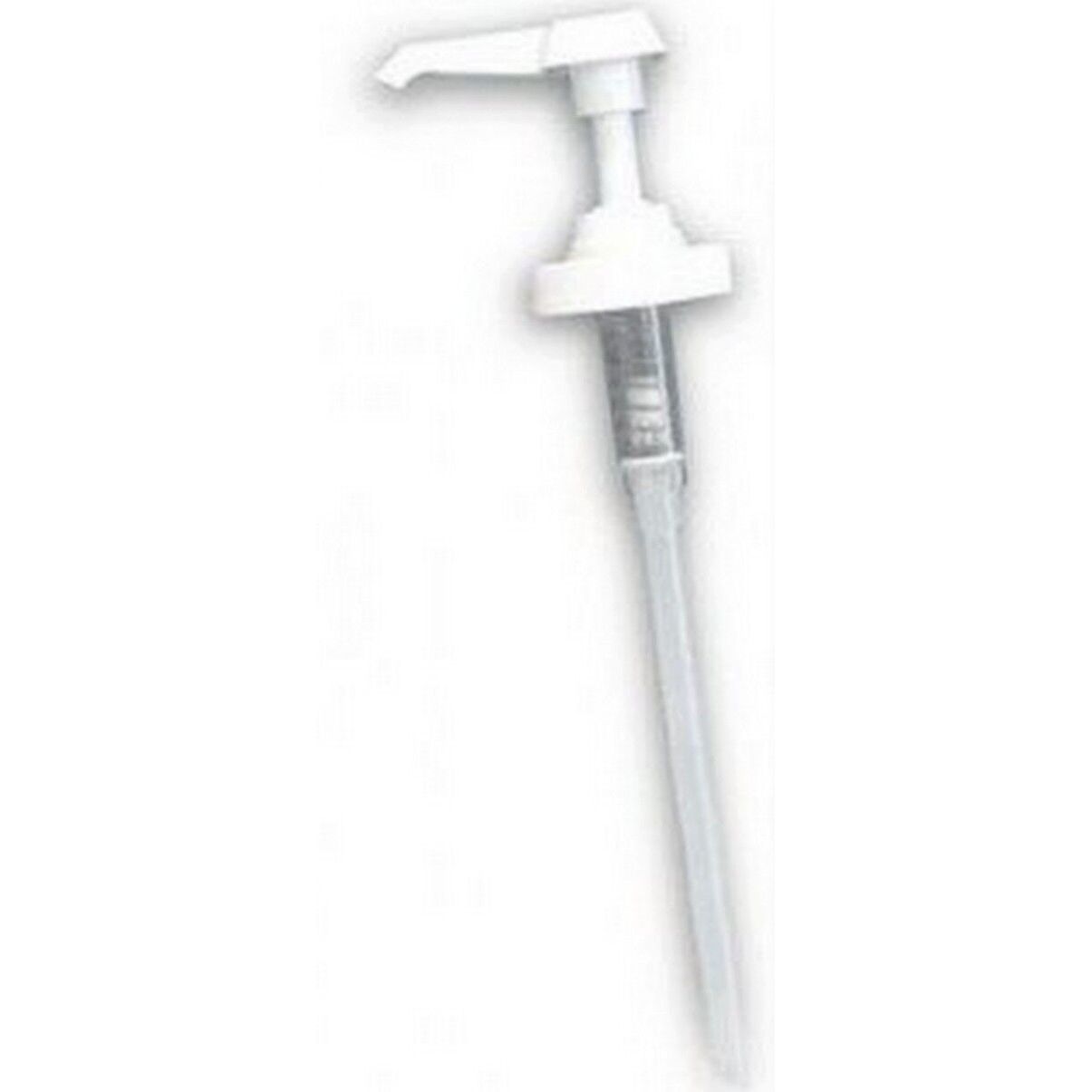 Long dispensing pump for 32 oz HIBICLENS® liquid container, used for liquid and frozen eggs by Pasteur Pharmacy