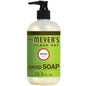 Mrs. Meyer’s Clean Day Apple Scent Liquid Hand Soap in a 12.5 oz bottle, natural formula for gentle hand cleansing.