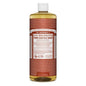 Dr. Bronner's Organic Castile Liquid Soap with Hemp and Eucalyptus scent in a 32 fl oz bottle, natural and eco-friendly skincare.