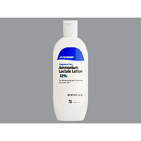 Ammonium Lactate 12% Lotion moisturizer by Perrigo in a 225g bottle, smooth lotion for dry skin care.