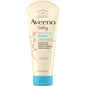 Aveeno Baby Daily Moisture Lotion with natural colloidal oatmeal in a white bottle, designed for gentle baby skin hydration.