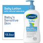 Cetaphil Baby Daily Lotion with Organic Calendula, a gentle moisturizer for face and body, shown in a pump bottle.