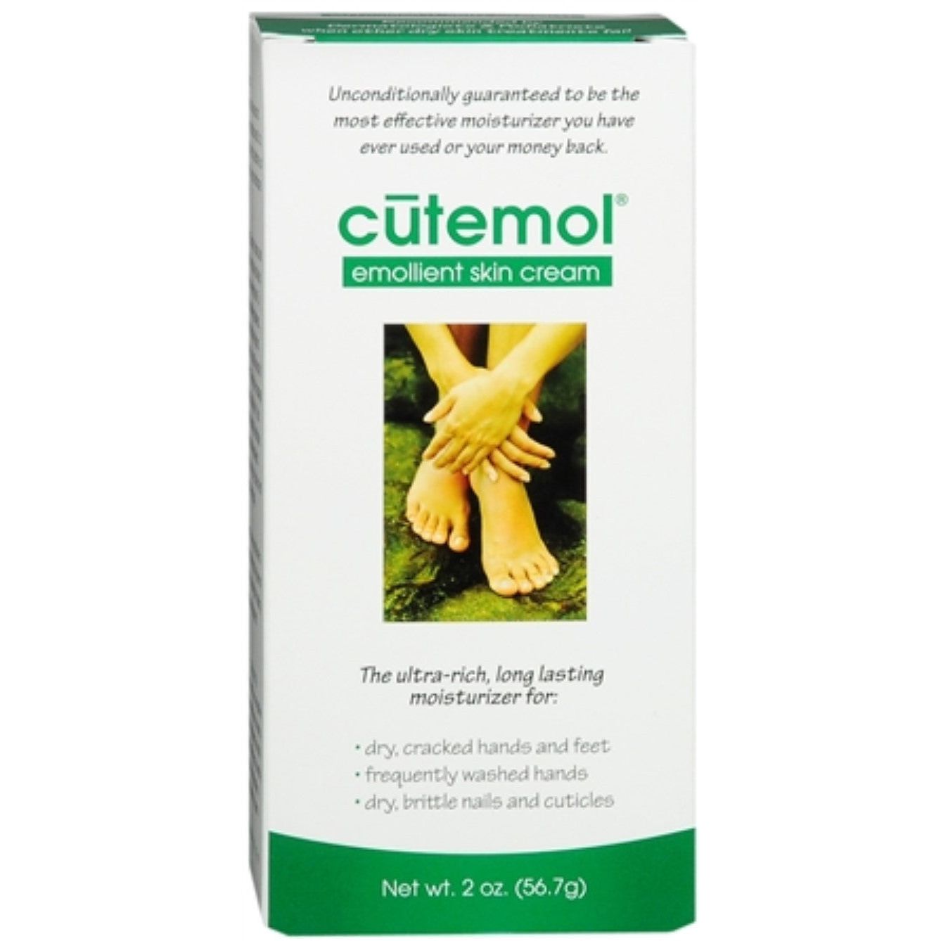 Cutemol skin emollient lotion and moisturizer in 2 oz tube, gentle cream for dry or sensitive skin from Pasteur Pharmacy.