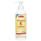 De La Cruz Vitamin E Hand and Body Lotion in 8 oz bottle, moisturizing lotion with vitamin E for smooth skin.