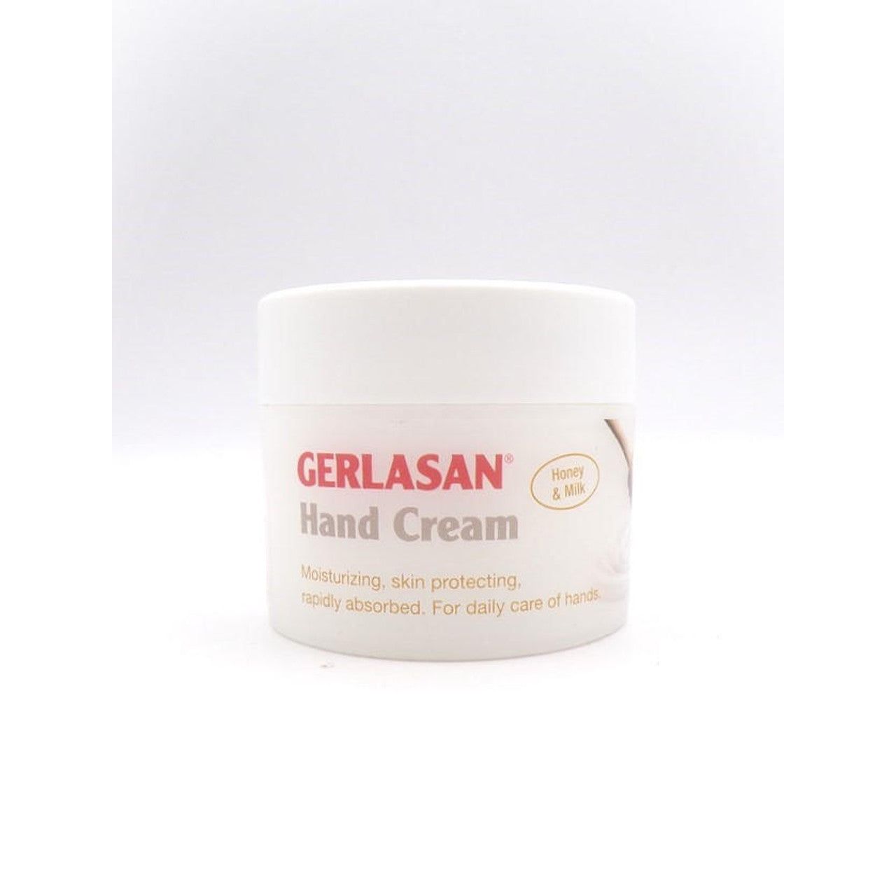 Gehwol Gerlasan Hand Cream with Honey & Milk in 1.7 oz tube, moisturizing lotion for soft, nourished hands.