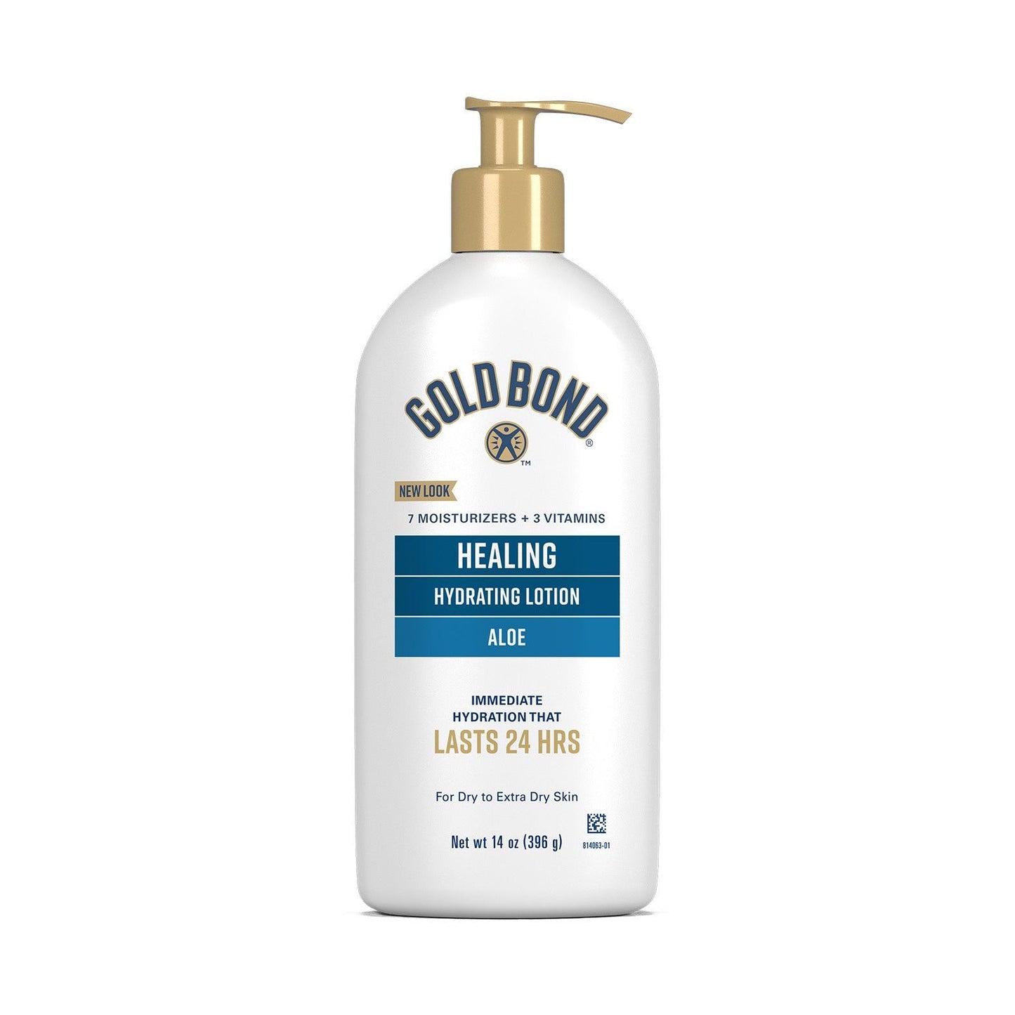 Gold Bond Anti-Itch Lotion in a 5.5 oz bottle, moisturizing lotion to soothe and relieve skin itchiness.