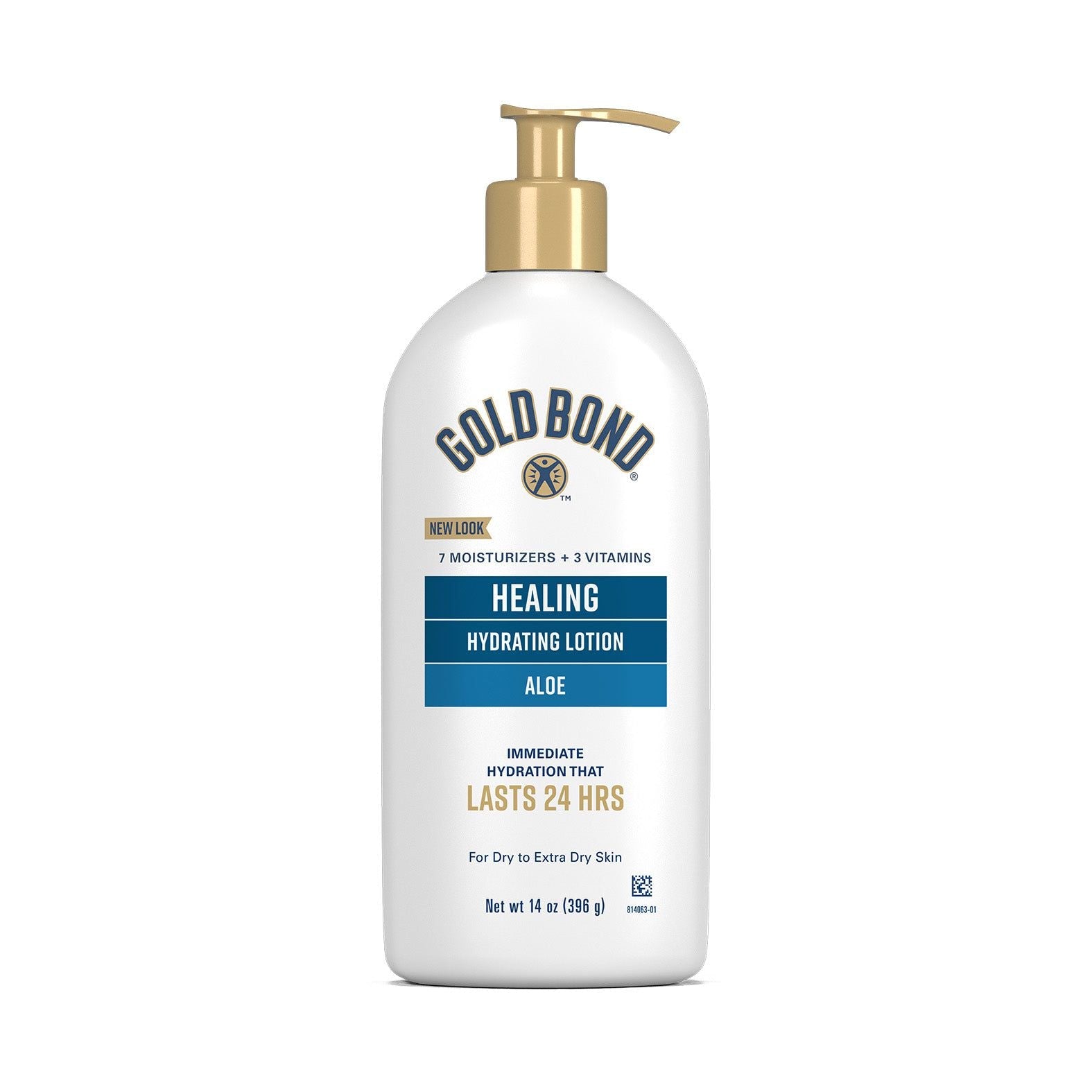 Gold Bond Anti-Itch Lotion in a 5.5 oz bottle, moisturizing lotion to soothe and relieve skin itchiness.