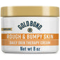 Gold Bond Ultimate Rough & Bumpy Skin Daily Therapy Cream in 8 oz tube, moisturizing lotion for dry, rough skin.