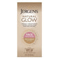 Jergens Natural Glow Face Daily Moisturizer with SPF 20 in 2 fl oz bottle, fair to medium skin tone, cream lotion.