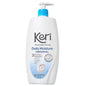 Keri Whole Body Therapy Daily Moisture Lotion with Aloe, 20 oz, pasteur pharmacy moisturizer for dry skin, in a white pump bottle.
