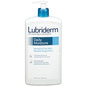 Fragrance-free Lubriderm Daily Moisture Hydrating Lotion in 24 fl oz bottle, moisturizing and soothing for dry skin.