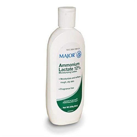Pasteur Pharmacy Ammonium Lactate 12% moisturizing lotion in 8 oz bottle, smooth and hydrating skin care product